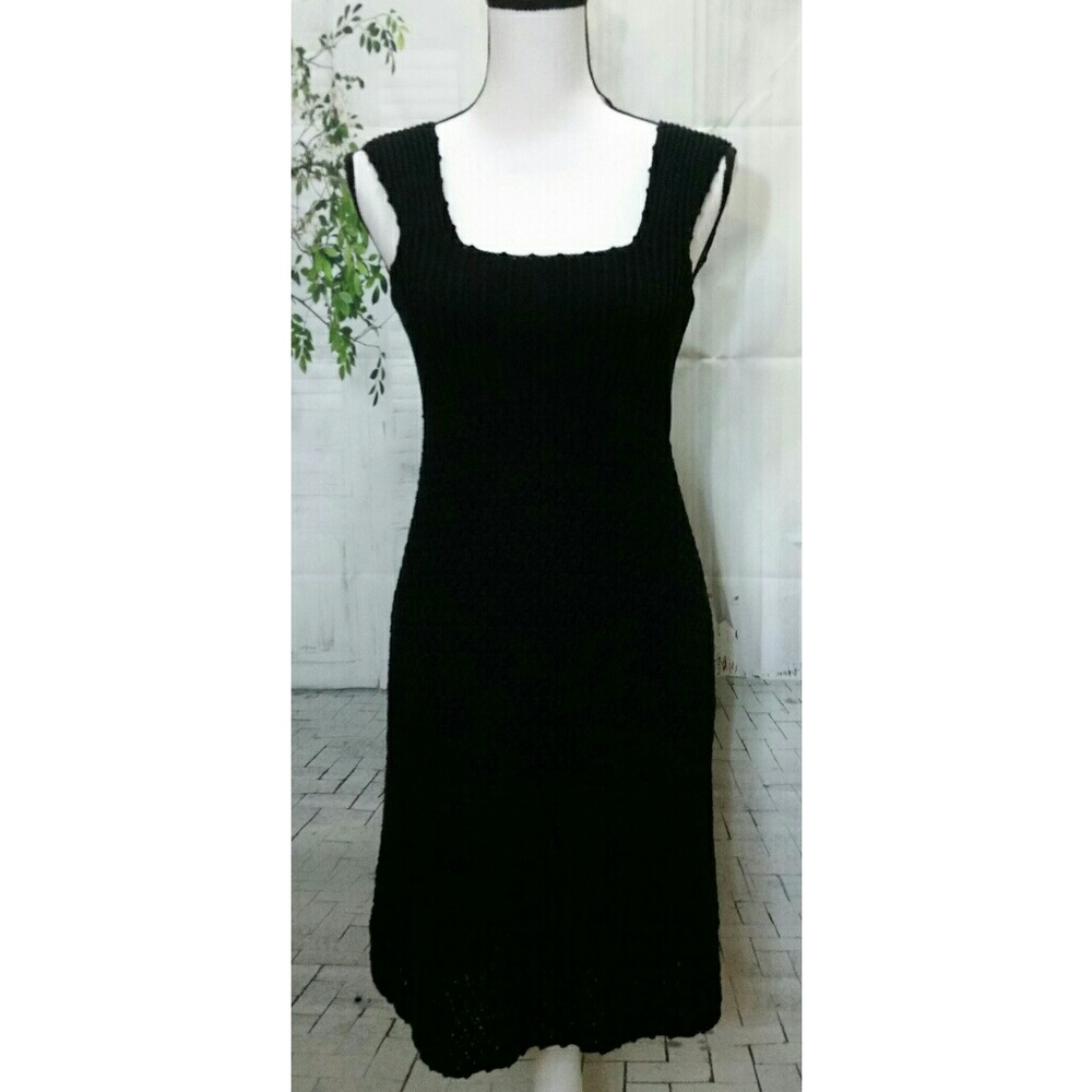 J. Crew Sweater Dress Size S Black